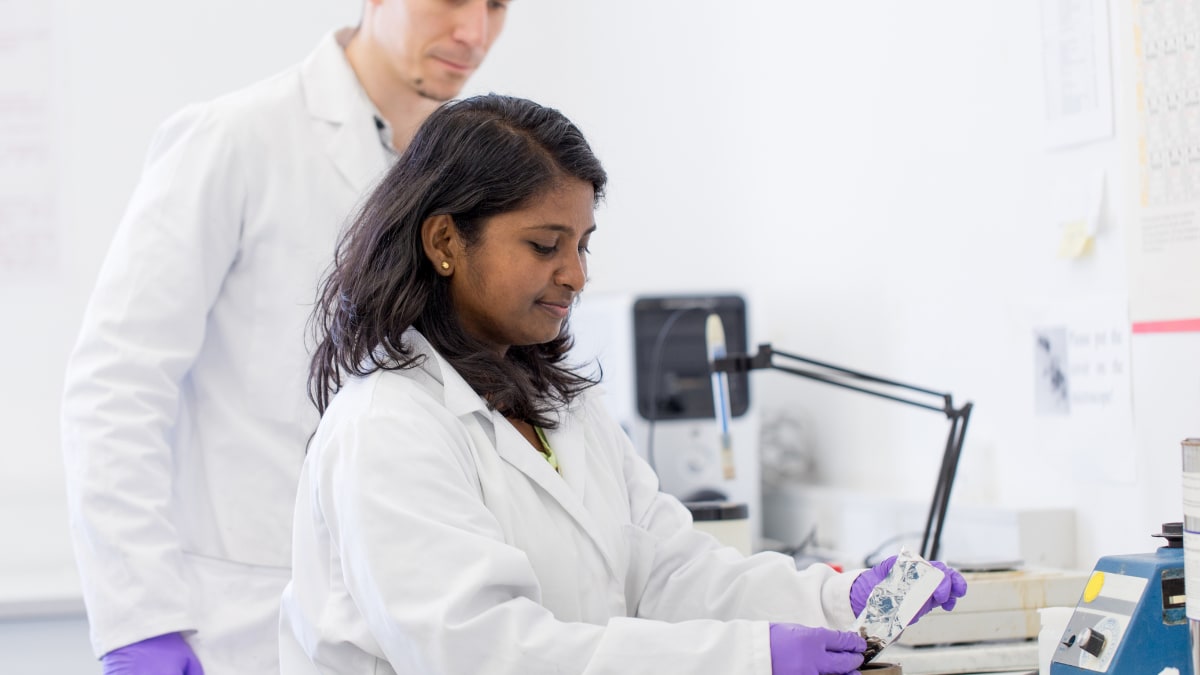 Doctors in a lab
